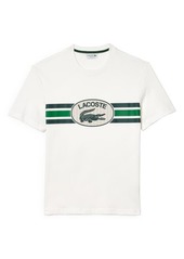 Lacoste Chest Stripe Graphic T-Shirt