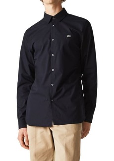 Lacoste City Slim Fit Solid Button-Up Shirt