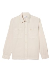 Lacoste Cotton Button-Up Overshirt
