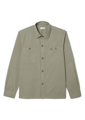 Lacoste Cotton Button-Up Overshirt