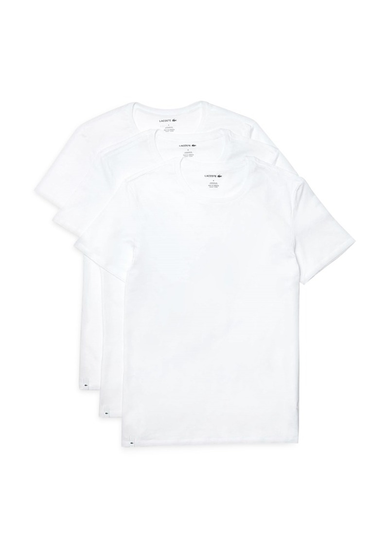 Lacoste Cotton Crewneck Tees, Pack of 3