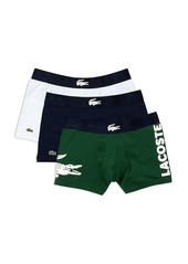 Lacoste Cotton Stretch Trunks, Pack of 3
