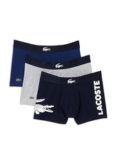 Lacoste Cotton Stretch Trunks, Pack of 3