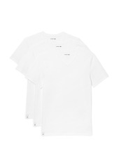 Lacoste Cotton V Neck Tees, Pack of 3