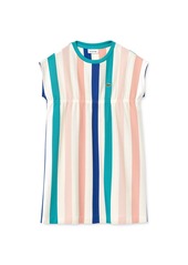 Lacoste Girls' Short-Sleeve Striped Dress - Little Kid, Big Kid