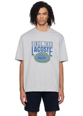 Lacoste Gray Graphic T-Shirt