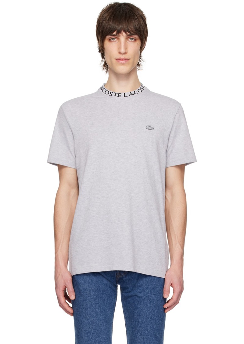 Lacoste Gray Patch T-Shirt