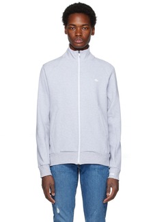 Lacoste Gray Zip-Up Sweatshirt