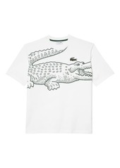 Lacoste Loose Fit Logo Graphic T-Shirt