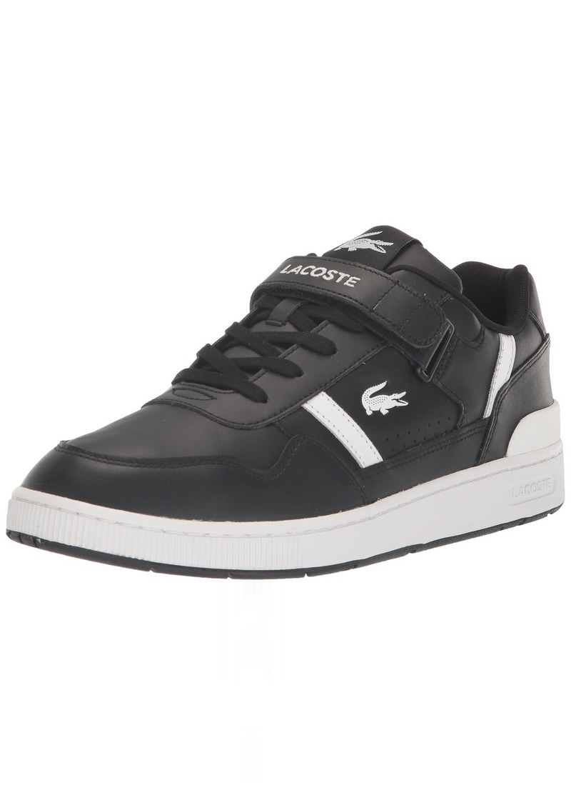 Lacoste Men's T-Clip Velcro Sneaker BLK/WHT