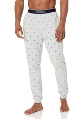 Lacoste mens Allover Croc Print Pant Pajama Bottom   US