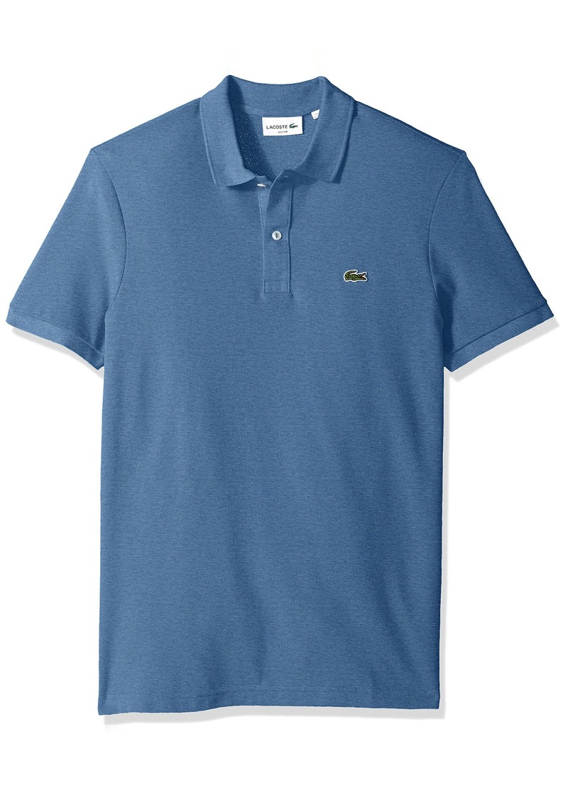 lacoste men's classic pique slim fit short sleeve polo shirt