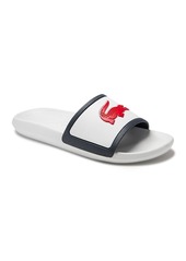 Lacoste Men's Croco Slide Sandals