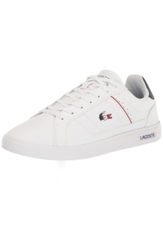 Lacoste Men's Europa Sneaker White/Navy/RED