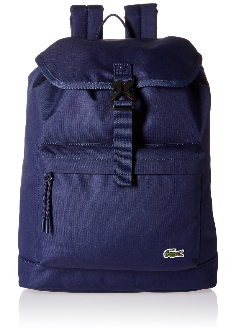 lacoste flap backpack