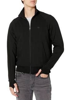 Lacoste Men's High Neck Cotton Blend Zip Sweatshirt