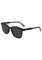 Lacoste mens L923s Sunglasses Matte Black 54 18 145 US