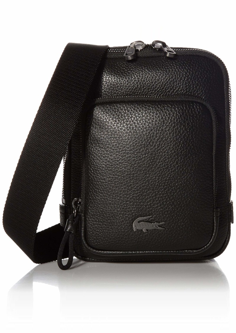 lacoste bag leather