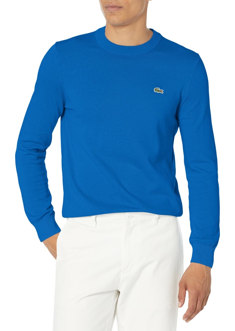 Lacoste Men's Long Sleeve Crew Neck Regular Fit Sweater