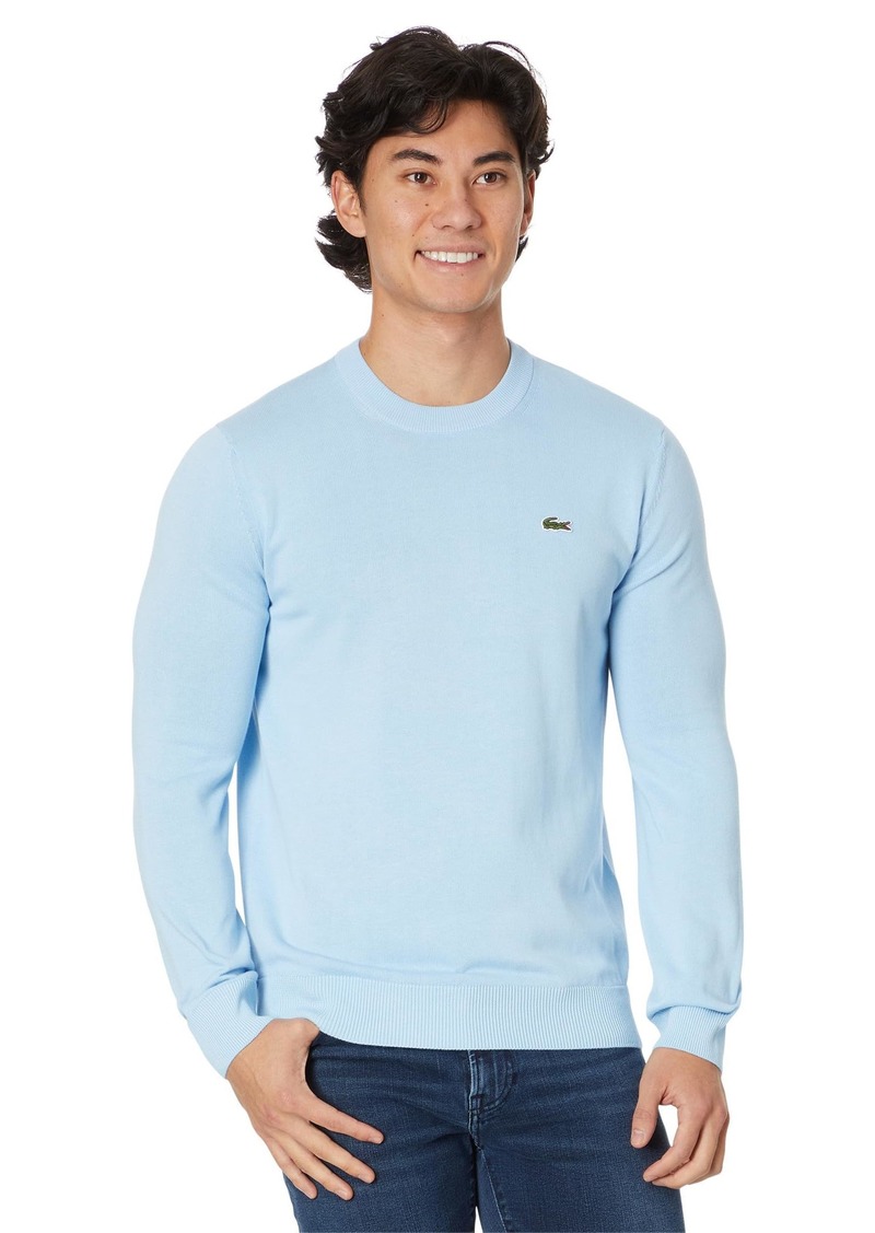 Lacoste Men's Long Sleeve Crew Neck Regular Fit Sweater