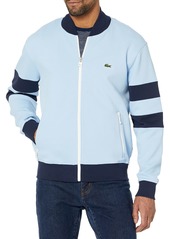 Lacoste Men's Long Sleeve Full Zip Heritage Colorblock Sweatshirt  M