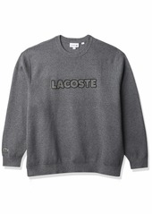 Lacoste Men's Long Sleeve Graphic Crewneck Sweater  S