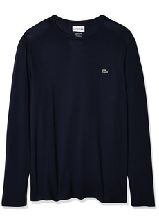 Lacoste Mens Long Sleeve Jersey Pima Regular Fit Crewneck T-Shirt T Shirt   US