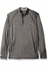 Lacoste Men's Long Sleeve Quarter Zip Waffle Golf Sweatshirt  XXX-Large