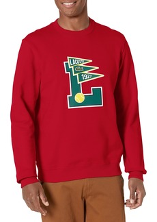 Lacoste mens Long Sleeve Varsity L Crewneck Sweatshirt   US