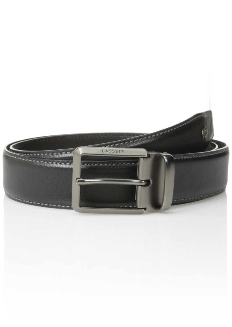 Lacoste Lacoste Men's Men's Premium Leather Metal Croc Belt 110 | Belts