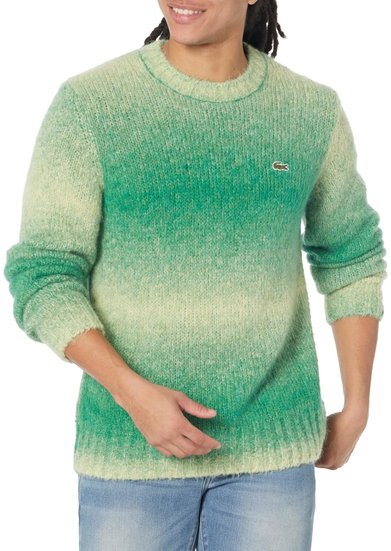 Lacoste Men's Ombre Crew Neck Sweater CALATHEA/LAPONIE
