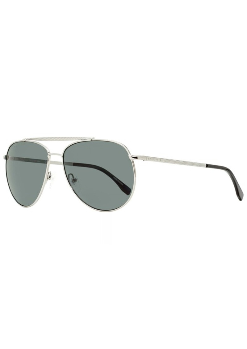 Lacoste Men's Pilot Sunglasses L177SP 033 Gunmetal/Black 59mm