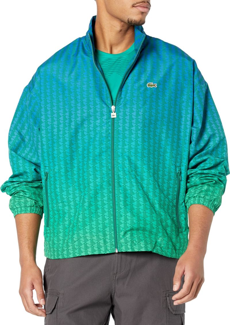 Lacoste Men's Printed Back Croc Jacket