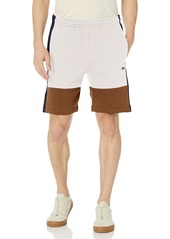 Lacoste Men's Regular Fit Adjustable Waist Color Blocked Shorts Lapland/Cookie-Abysm