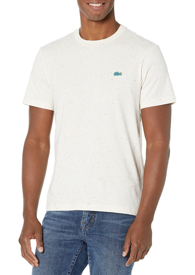 Lacoste Men's Regular Fit Speckled Print Cotton Jersey T-Shirt LAPONIE NEPSE