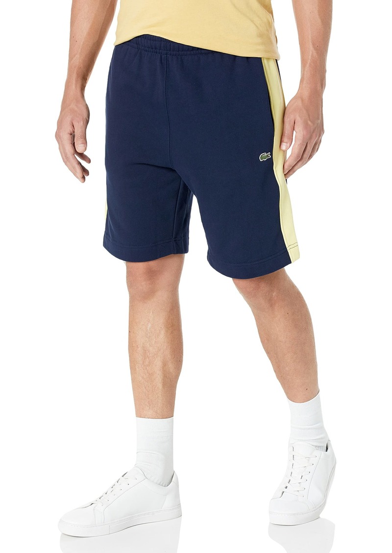 Lacoste Men's Side Strip Fleece Shorts