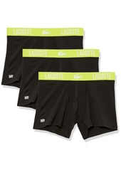 Lacoste Men's Short Microfiber Boxer Brief 3-Pack