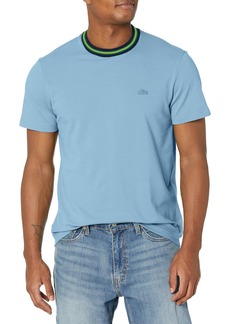 Lacoste Men's Short Sleeve Fancy Crew Neck T-Shirt