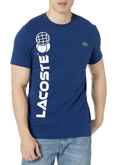 Lacoste Men's Short Sleeve Graphic Tennis Performance T-Shirt