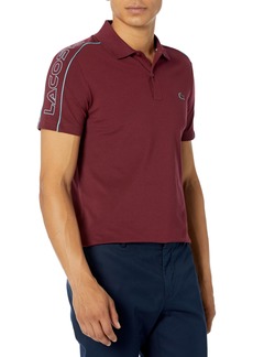 Lacoste Men's Short Sleeve Piping Polo Shirt ZIN/ANSE