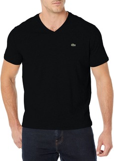 Lacoste Men's Short Sleeve V-Neck Pima Cotton Jersey T-Shirt