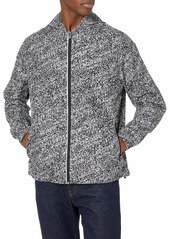 Lacoste Men's Sport All Over Print Graphic Full Zip Hooded Jacket  L