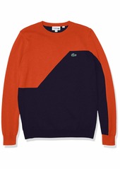 Lacoste Men's Sport Colorblock Crewneck Golf Sweater  M