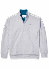 Lacoste Mens Sport Long Sleeve 1/2 Zip Logo Sweatshirt Sweatshirt  XXL