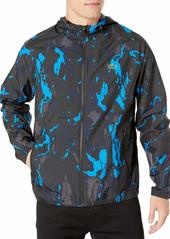 Lacoste Mens Sport Long Sleeve Novak Printed Windbreaker Jacket Jacket  L