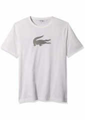 Lacoste Men's Sport Short Sleeve Premium Animated Transfer Croc T-Shirt