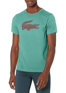 Lacoste Men's Sport Short Sleeve Ultra Dry Croc Graphic T-Shirt OCELLE/ZIN