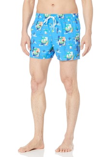 Lacoste Men's Standard All Over Summer Print Swim Trunks  XL