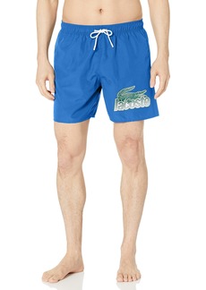Lacoste Men's Standard Shorts with Adjustable Waist and Side Pockets