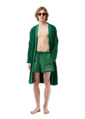 Lacoste Men's Standard Swim Short W/Large Croc Logo APPALACHAN Green